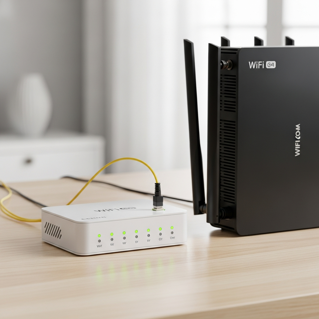 ONT and router equipment