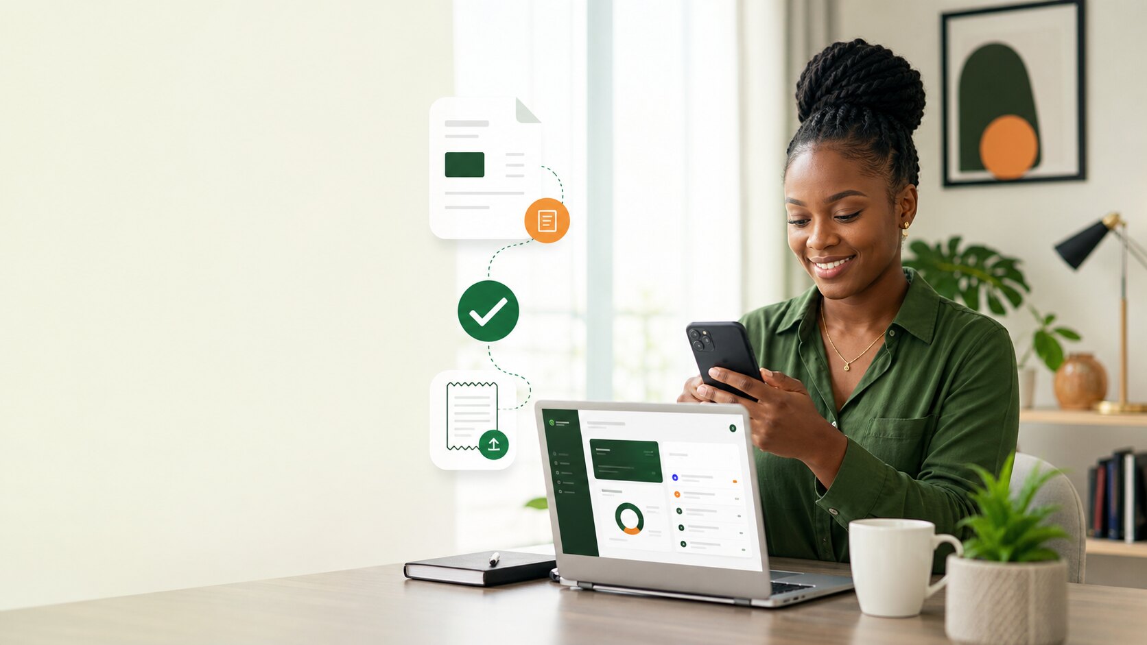 Dotmac customer paying an invoice and submitting a receipt through Selfcare