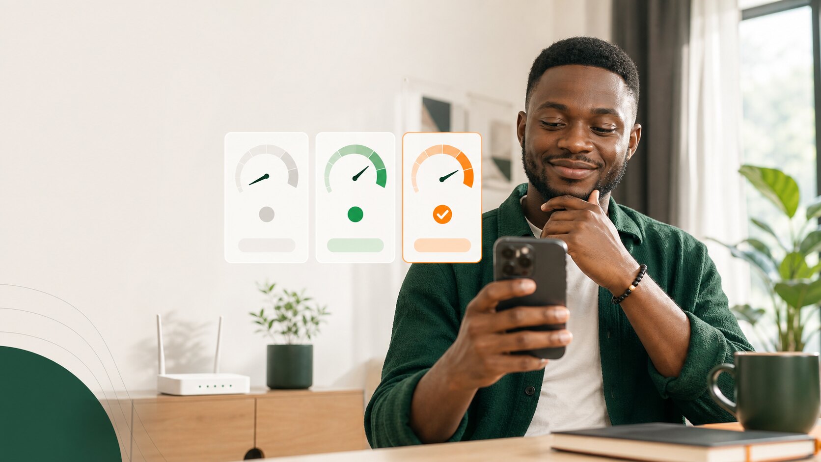 Dotmac customer comparing internet plans through Selfcare