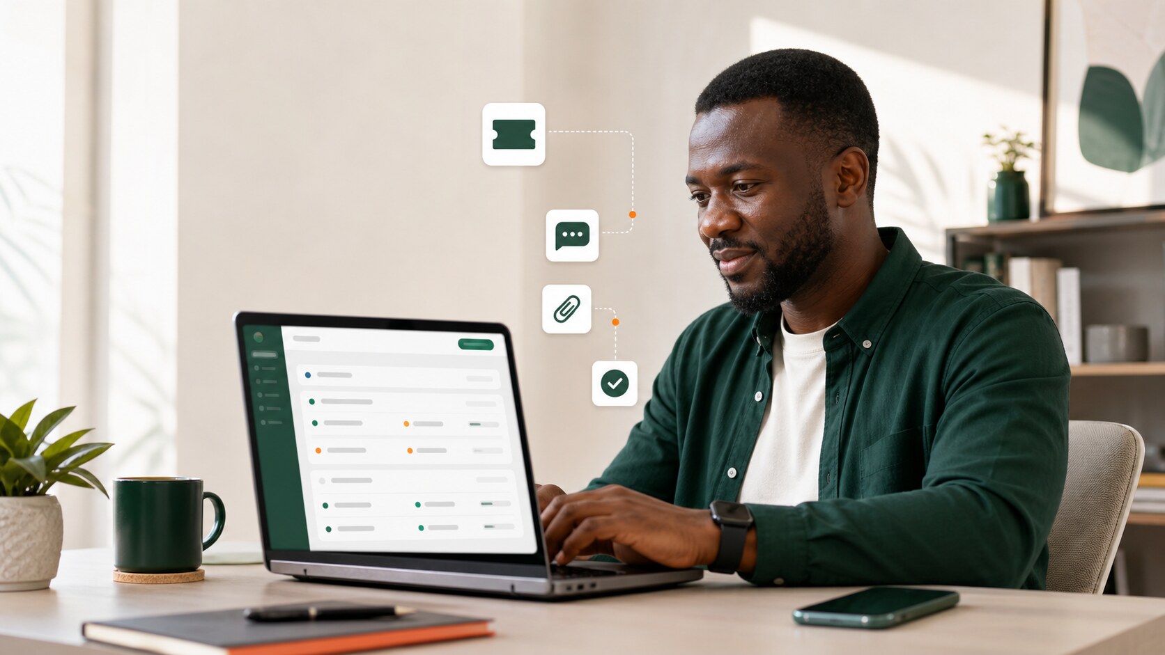 Dotmac customer creating and tracking a support ticket through Selfcare